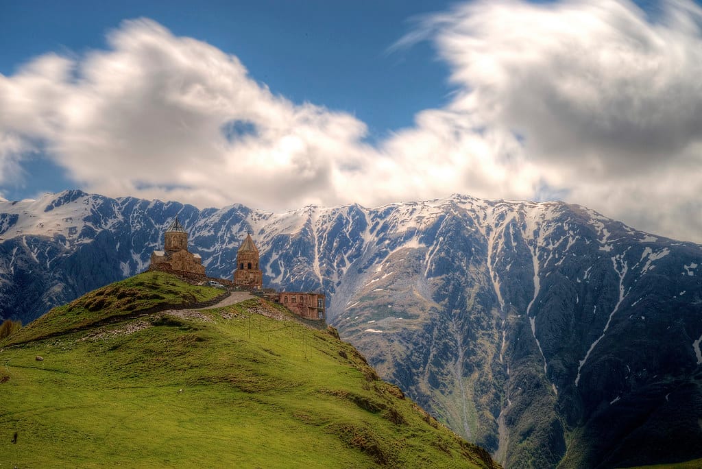 Gergeti Trinity Church bij Kazbegi